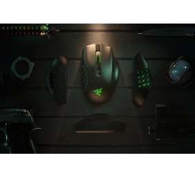 Razer Naga Pro Belaidė žaidimų pelė, RF Wireless, RGB apšvietimas, Optical 20000 DPI, Juoda