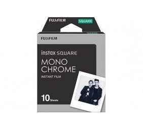 Fujifilm | Instax Square Monochrome (10pl) Instant Film | 86 x 72 mm | Image area: 62 × 62 mm | Quantity 10