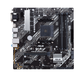 Asus | PRIME B450M-A II | Processor family AMD | Processor socket AM4 | DDR4 | Memory slots 4 | Number of SATA connectors 6 x SATA III | Chipset AMD B | Micro ATX
