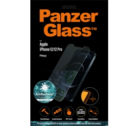 PanzerGlass | Apple | For iPhone 12/12 Pro | Tempered Glass | Transparent | Privacy glass