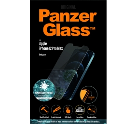 PanzerGlass | Apple | For iPhone 12 Pro Max | Tempered Glass | Transparent | Privacy glass