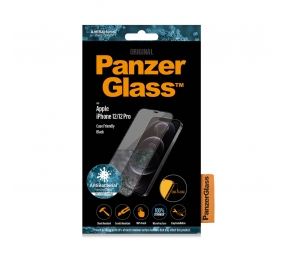 PanzerGlass | Apple | For iPhone 12/12 Pro | Glass | Black | 100% touch; The coating is non-toxic | Case Friendly