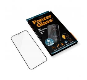 PanzerGlass | Apple | For iPhone 12/12 Pro | Glass | Black | 100% touch; The coating is non-toxic | Case Friendly
