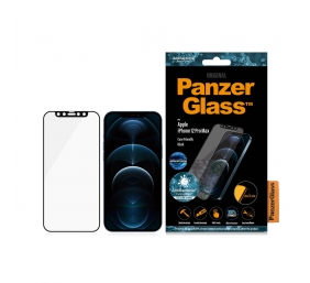 PanzerGlass Apple iPhone 12 Pro Max Antibacterial glass Black Case Friendly