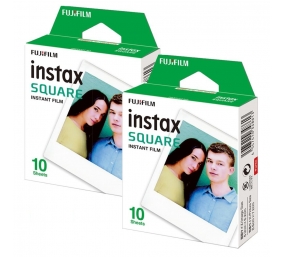 Fujifilm | Instax Square Glossy Instant film (2x10pl) | 86 x 72 mm | Image dimensions: 62 × 62 mm | Quantity 20