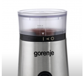 Gorenje | Coffee grinder | SMK150E | 150 W | Coffee beans capacity 60 g | Lid safety switch | Stainless steel