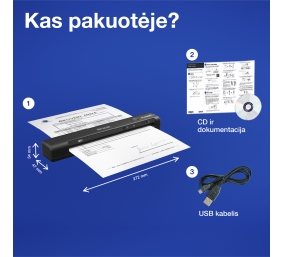 Epson | Wireless Mobile Scanner | WorkForce ES-60W | Colour | Document