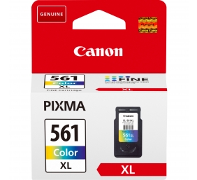 Canon CL561XL kasečių rinkinys XL (3730C001) + žydra, purpurinė, geltona kasetė