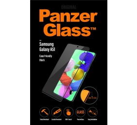 PanzerGlass | Case Friendly | Samsung | For Samsung Galaxy A51 | Black | Clear Screen Protector