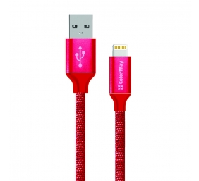 ColorWay | Data Cable | Apple Lightning | Charging cable | 2.1 A