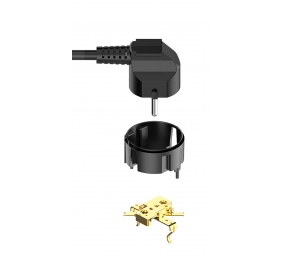 ColorWay | 10 A | Power Socket | CW-CHE64B | 17 W