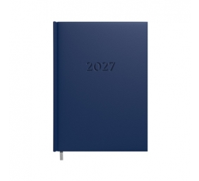 Darbo knyga-kalendorius 2027m. A5 tamsiai mėlyna sp.