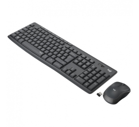 Logitech MK295 Silent Wireless Combo Belaidė klaviatūra, US Int, Graphite