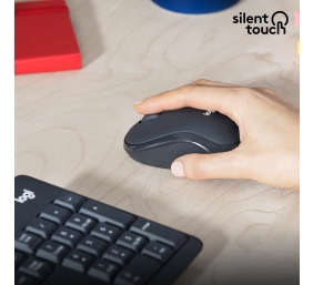 Logitech MK295 Silent Wireless Combo Belaidė klaviatūra, US Int, Graphite