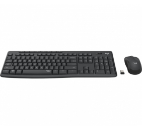 Logitech MK295 Silent Wireless Combo Belaidė klaviatūra, US Int, Graphite