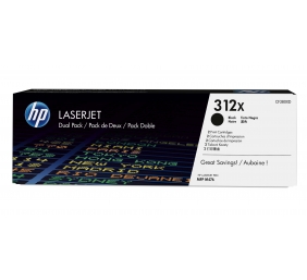 HP 312X (CF380XD) kasetė lazeriniams spausdintuvams, 2 vnt, Juoda (8800 psl.)