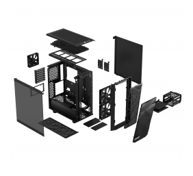 Fractal Design | Meshify 2 Compact Light Tempered Glass | Black | ATX