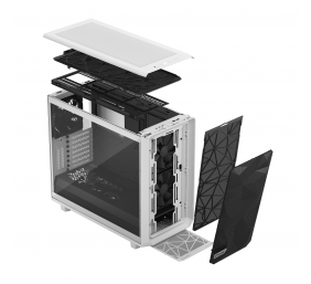 Fractal Design | Meshify 2 Clear Tempered Glass | White | ATX