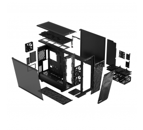 Fractal Design | Meshify 2 XL Light Tempered Glass | Black | ATX