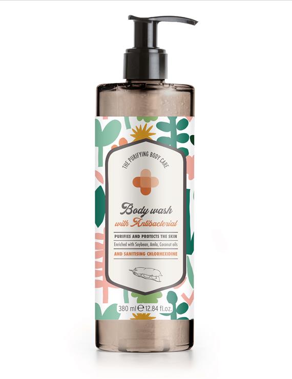 Antibakterinis dušo gelis Prija 380 ml
