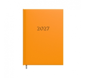 Darbo knyga-kalendorius 2027m. A5 oranžinė sp.