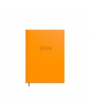Darbo knyga-kalendorius 2026m. A5 oranžinė sp.