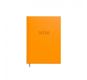 Darbo knyga-kalendorius 2026m. A5 oranžinė sp.