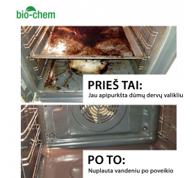 Orkaitės, grilio, grotelių  valiklis - smoke resin remover 1000 ml be purkštuvo