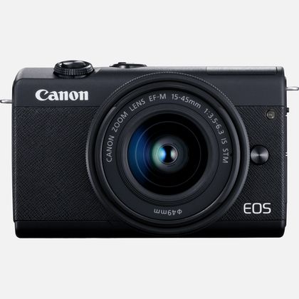 Canon | EOS M200 + EF-M 15-45 IS STM | SLR camera | 24.1 MP | ISO 25600 | Display diagonal 3.0 " | Wi-Fi | Automatic, manual | Viewfinder | CMOS | Black | Image sensor size (W x H) 22.3 x 14.9 cm