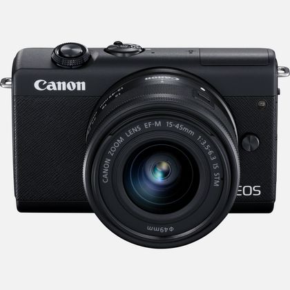 Canon | EOS M200 + EF-M 15-45 IS STM | SLR camera | 24.1 MP | ISO 25600 | Display diagonal 3.0 " | Wi-Fi | Automatic, manual | Viewfinder | CMOS | Black | Image sensor size (W x H) 22.3 x 14.9 cm