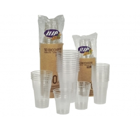 Vienkartinės stiklinės BIO (400 ml) 50 vnt