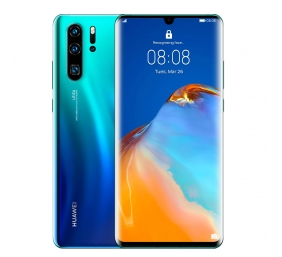 Huawei P30 Pro (Aurora Blue) Dual SIM 6.47" OLED 1080x2340/2.6GHz&1.92GHz&1.8GHz/128GB/8GB RAM/Android 9.0//WiFi,BT,4G
