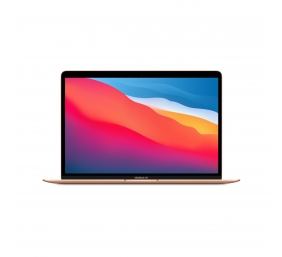 Apple | MacBook Air | Gold | 13.3 " | IPS | 2560 x 1600 | Apple M1 | 8 GB | SSD 256 GB | Apple M1 7-core GPU | GB | Without ODD | macOS | 802.11ax | Bluetooth version 5.0 | Keyboard language English | Keyboard backlit | Warranty 12 month(s) | Battery warr