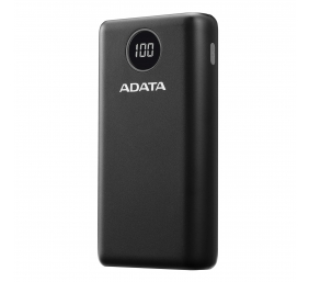 ADATA P20000QCD Power Bank, White, Rechargeable Li-ion 20000 mAh