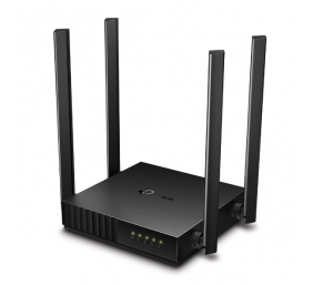 Dual Band Router | Archer C54 | 802.11ac | 300+867 Mbit/s | 10/100 Mbit/s | Ethernet LAN (RJ-45) ports 4 | Mesh Support No | MU-MiMO Yes | No mobile broadband | Antenna type 4xFixed
