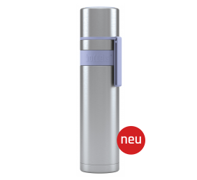 Boddels HEET Vacuum flask with cup Isothermal,  Lavender blue, Capacity 0.7 L, Diameter 7.2 cm, Bisphenol A (BPA) free