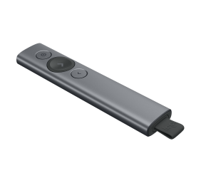 Logitech Spotlight 910-004861 Nuotolinio valdymo pultas Bluetooth/RF, Slate