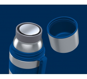 Boddels HEET Vacuum flask with cup Night blue, Capacity 0.35 L, Diameter 7.2 cm, Bisphenol A (BPA) free