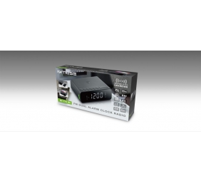 Muse | Alarm function | M-175 WI | AUX in | Alarm Clock | Black