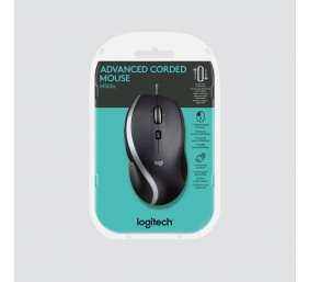 Logitech M500 Advanced Laidinė pelė, USB Type-A, Optical, 4000 DPI, Juoda