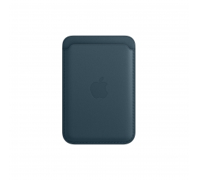 iPhone Leather Wallet with MagSafe - Baltic Blue